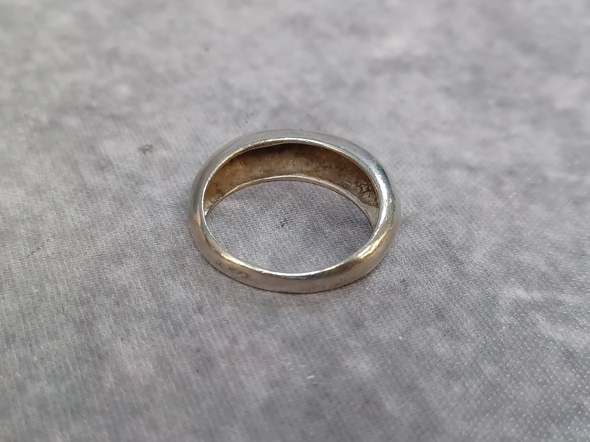 Tijdloze zilveren bolle ring - 925 zilver - foto 4