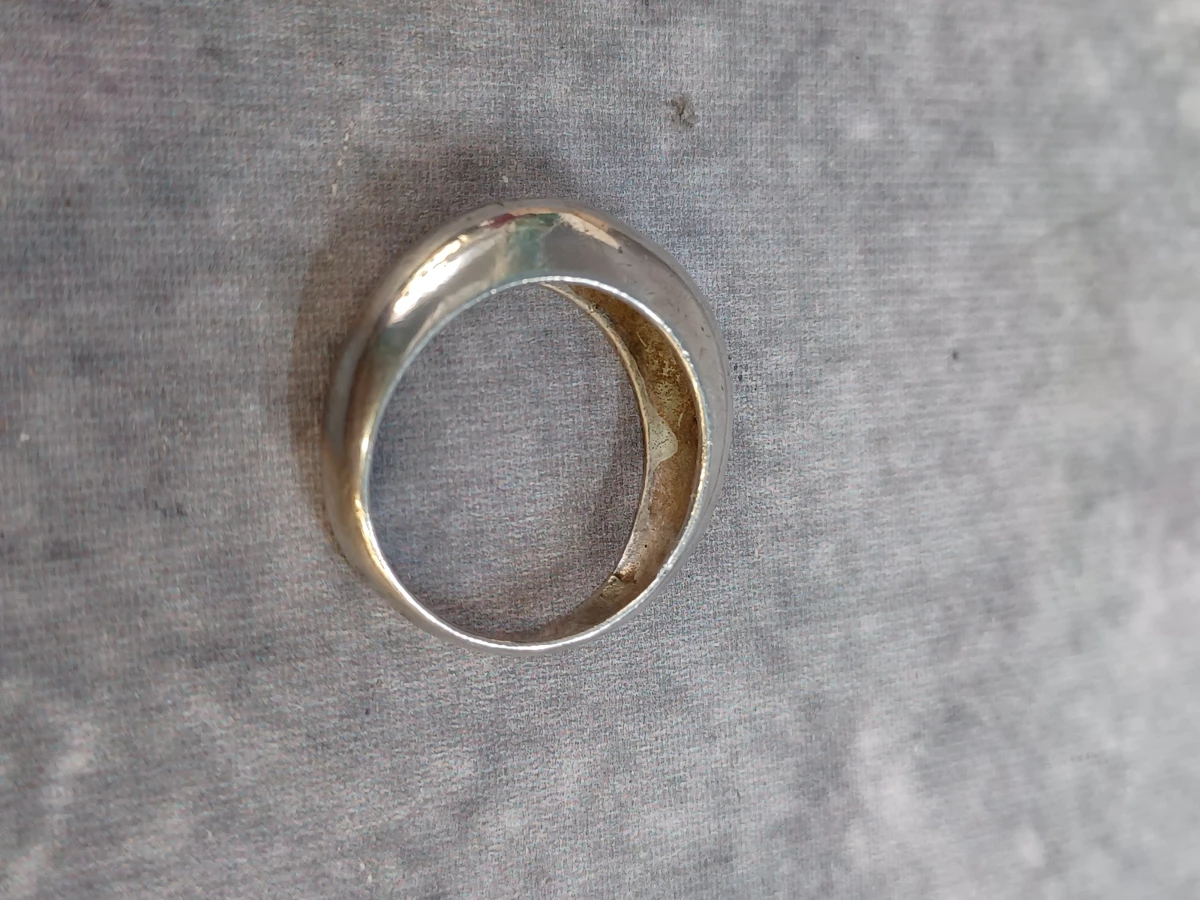 Tijdloze zilveren bolle ring - 925 zilver - foto 3