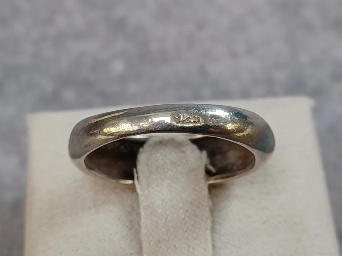 Tijdloze zilveren bolle ring - 925 zilver - foto 5