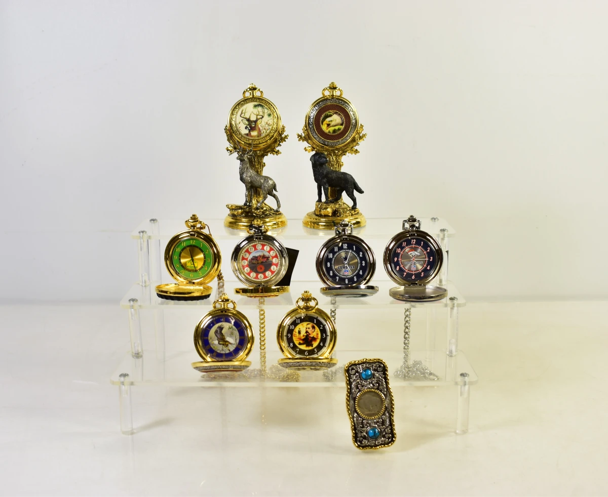 Set van diverse zakhorloges, zakmes met dierenmotieven - foto 12
