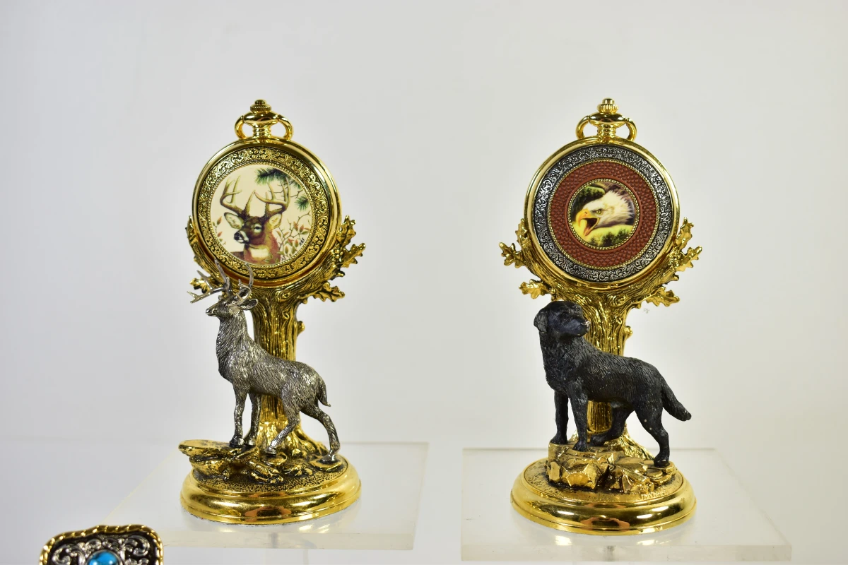 Set van diverse zakhorloges, zakmes met dierenmotieven - foto 4