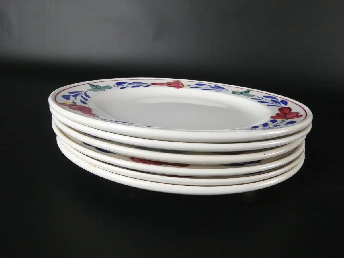 Vintage Boch serviesonderdelen Boerenbont