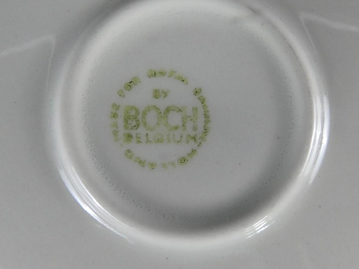 Vintage Boch serviesonderdelen Boerenbont