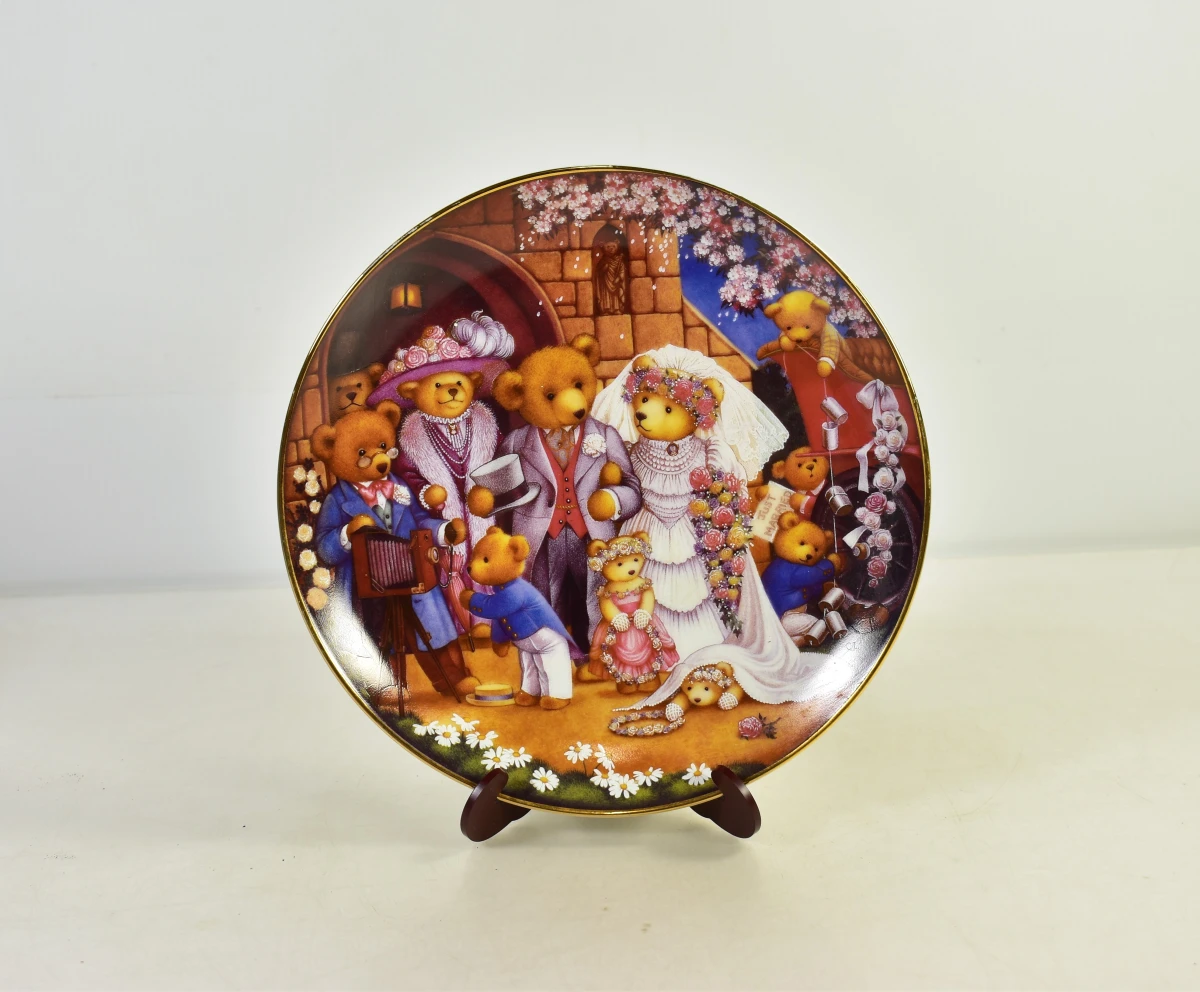 Set van 2 decoratieve Teddy Bear borden met standaard - foto 3