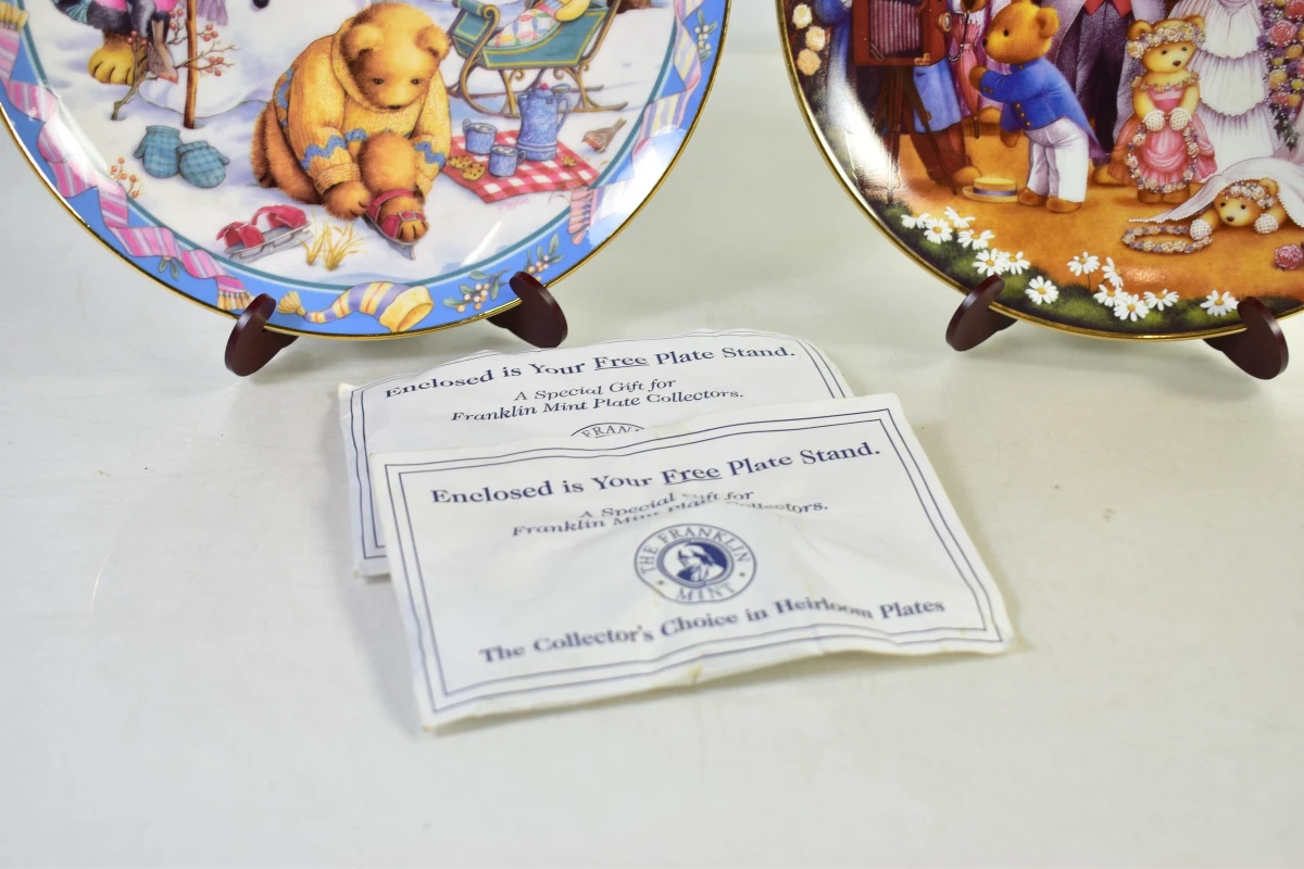 Set van 2 decoratieve Teddy Bear borden met standaard - foto 7