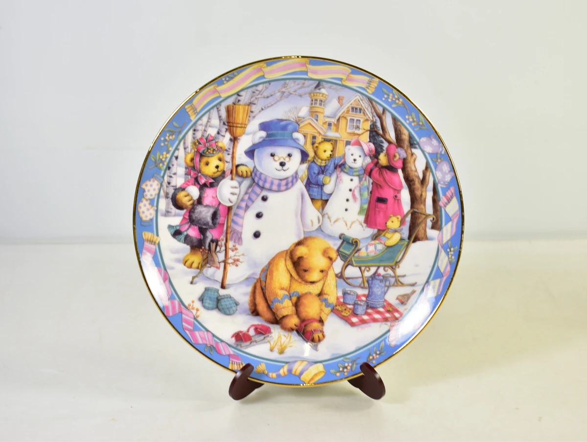 Set van 2 decoratieve Teddy Bear borden met standaard - foto 2