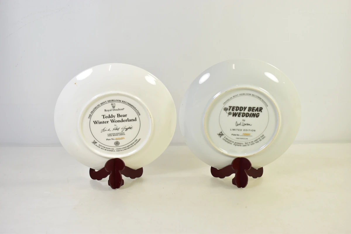 Set van 2 decoratieve Teddy Bear borden met standaard - foto 4