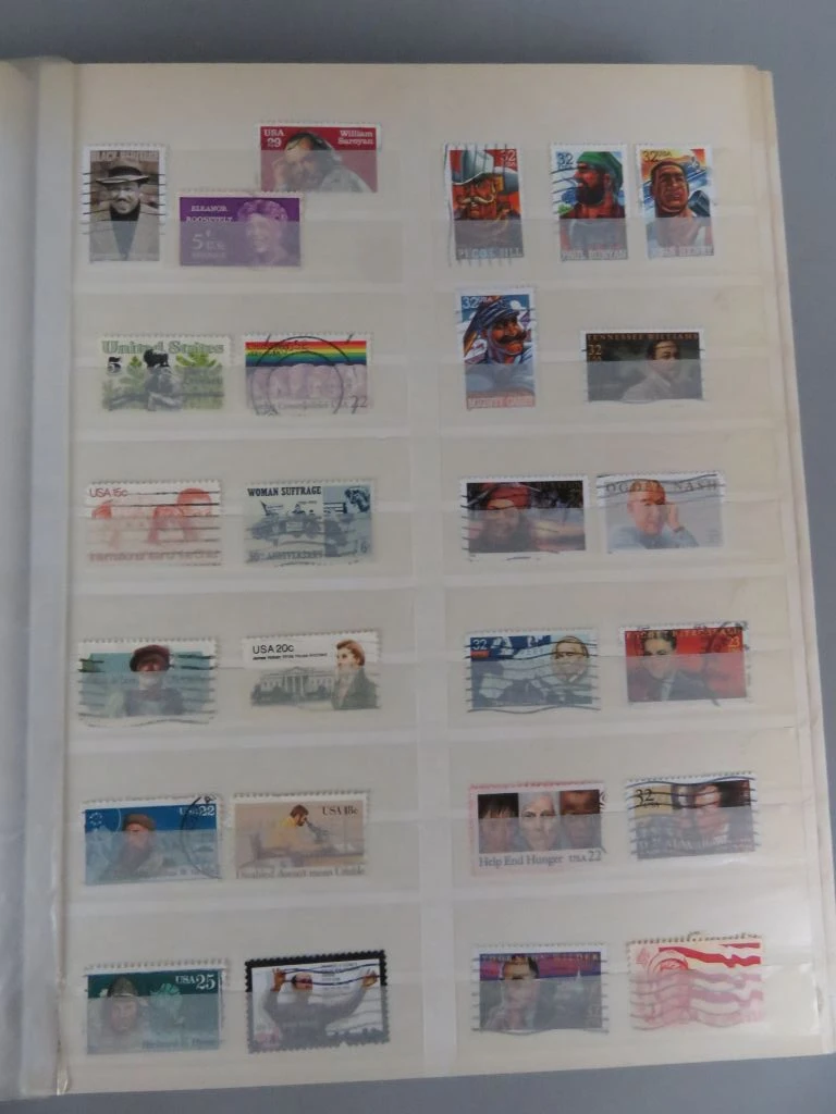 Postzegelverzameling USA in album