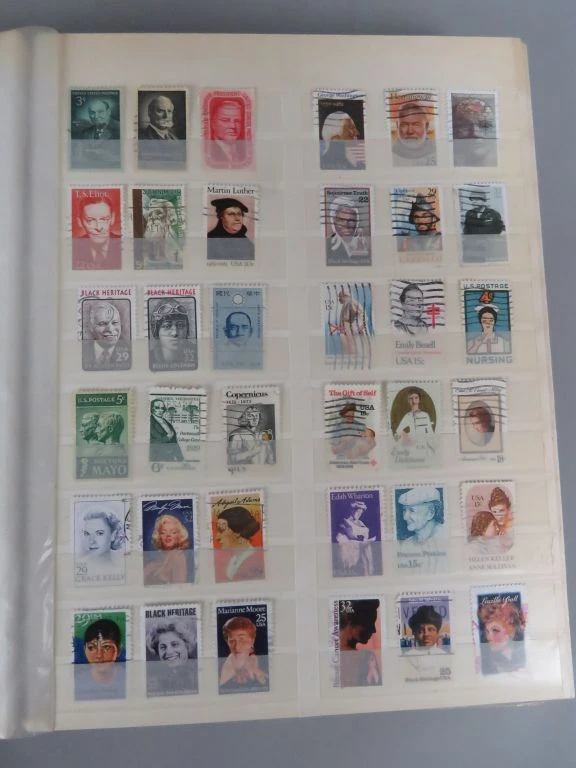 Postzegelverzameling USA in album