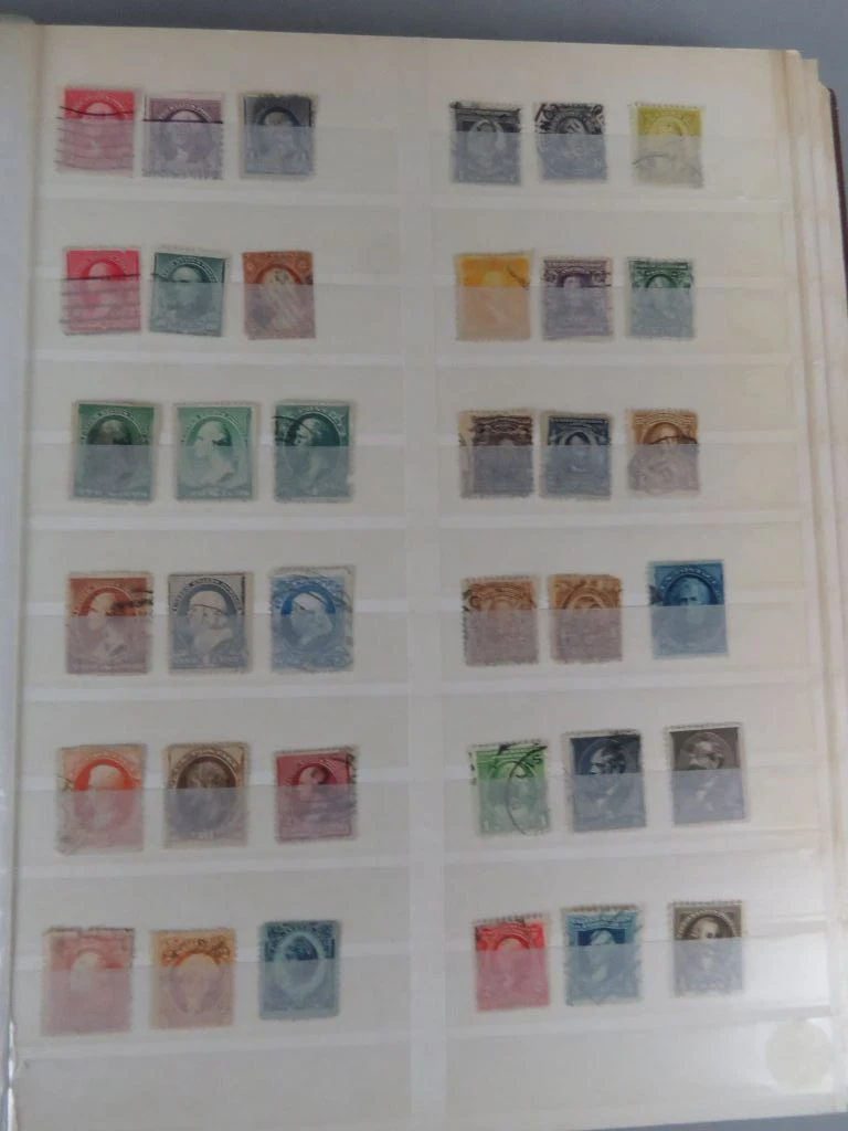 Postzegelverzameling USA in album