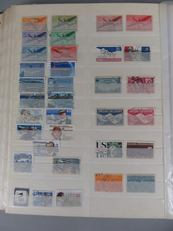 Postzegelverzameling USA in album