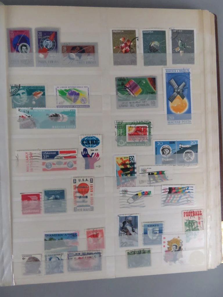 Postzegelverzameling USA in album
