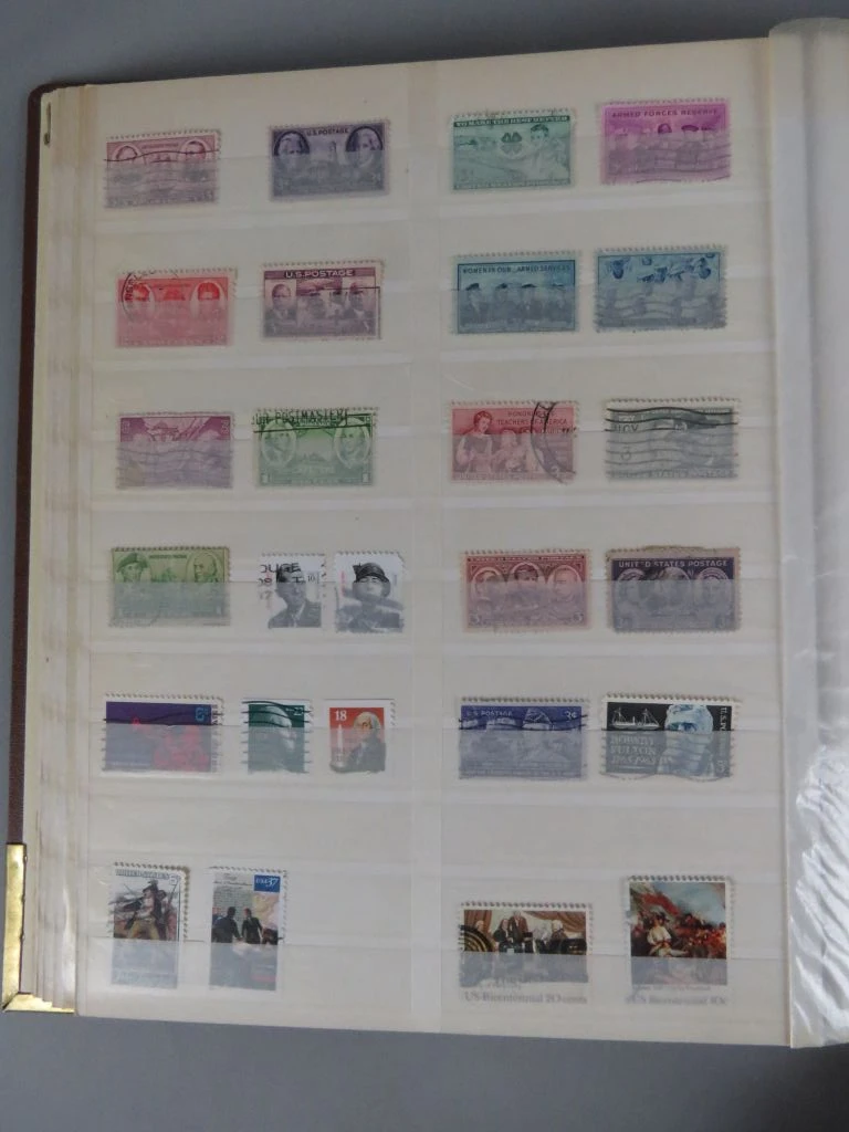 Postzegelverzameling USA in album