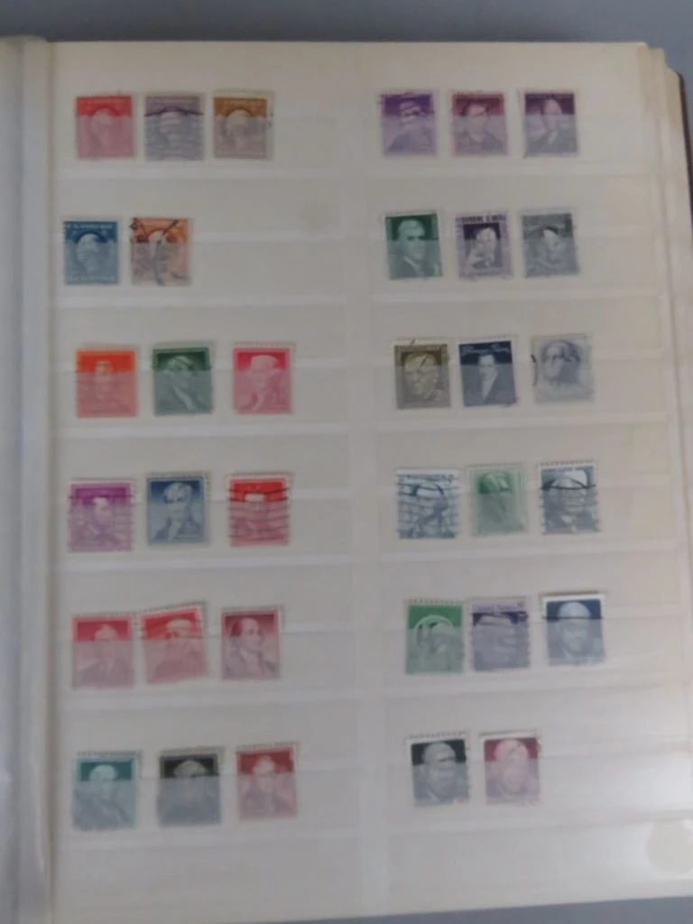 Postzegelverzameling USA in album