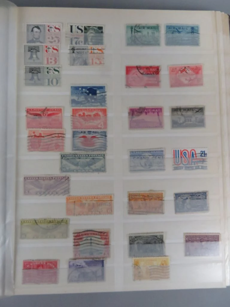 Postzegelverzameling USA in album