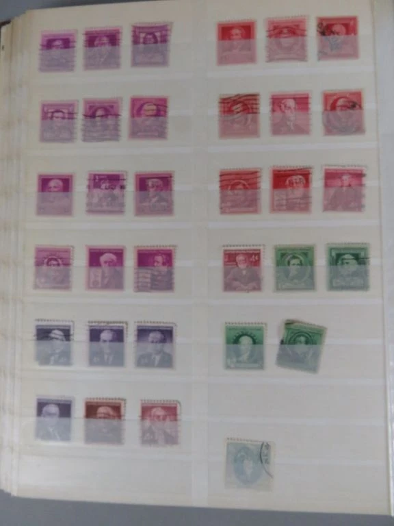 Postzegelverzameling USA in album