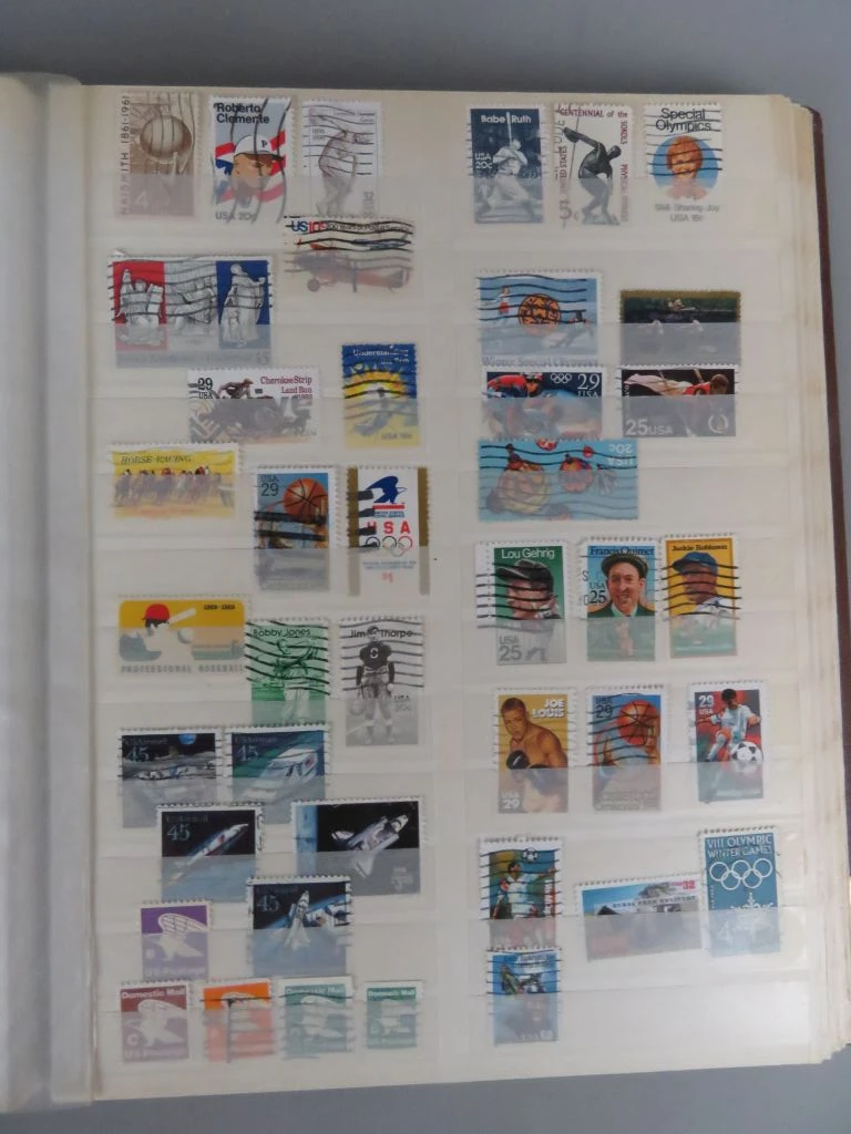 Postzegelverzameling USA in album