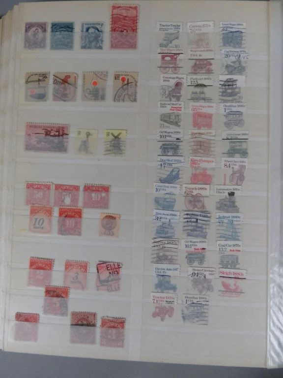 Postzegelverzameling USA in album