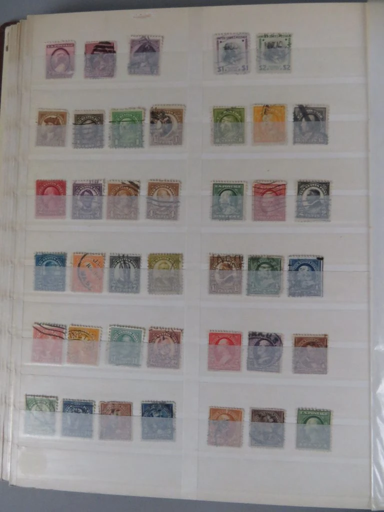 Postzegelverzameling USA in album