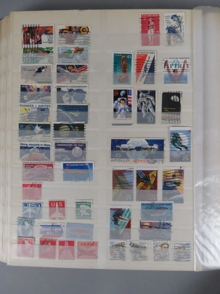 Postzegelverzameling USA in album