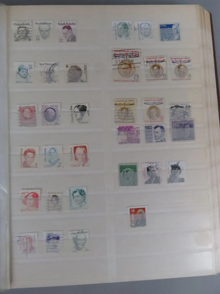 Postzegelverzameling USA in album