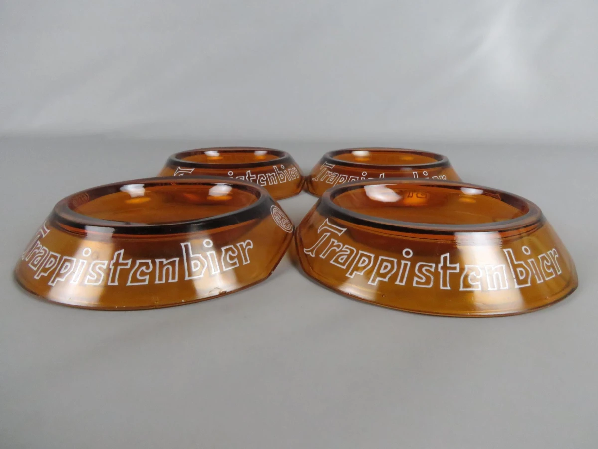 4 Trappisten bier asbakken