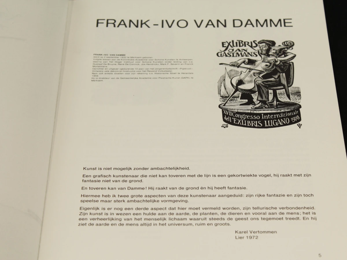 Frank-Ivo Van Damme Graficus- stichting Mercator-Plantijn  v.z.w. Antwerpen - foto 3