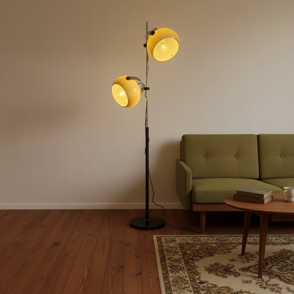 Paddenstoel vloerlamp
