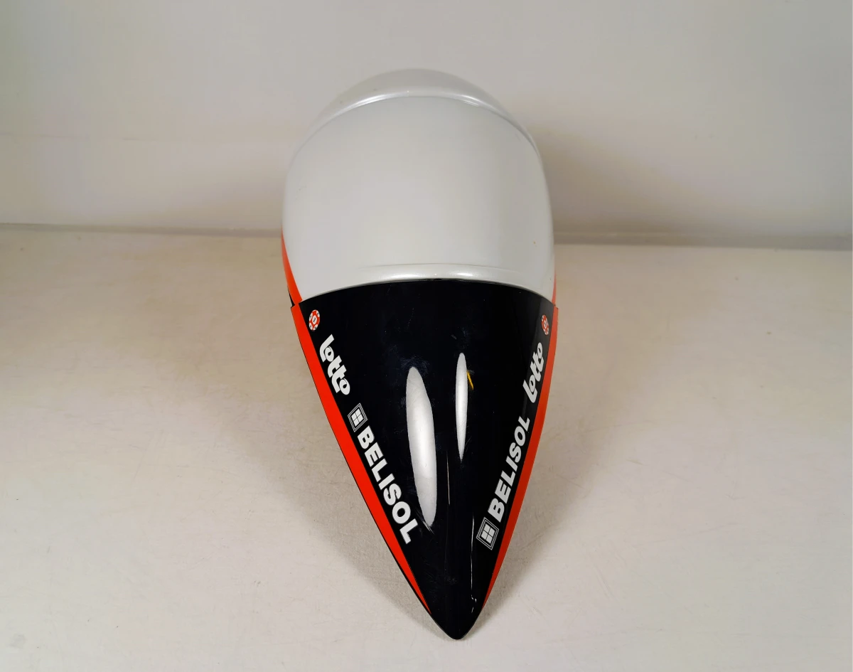 Lazer Wasp tijdrithelm Belisol Lotto teamuitvoering ca. 2012-2013 - foto 2