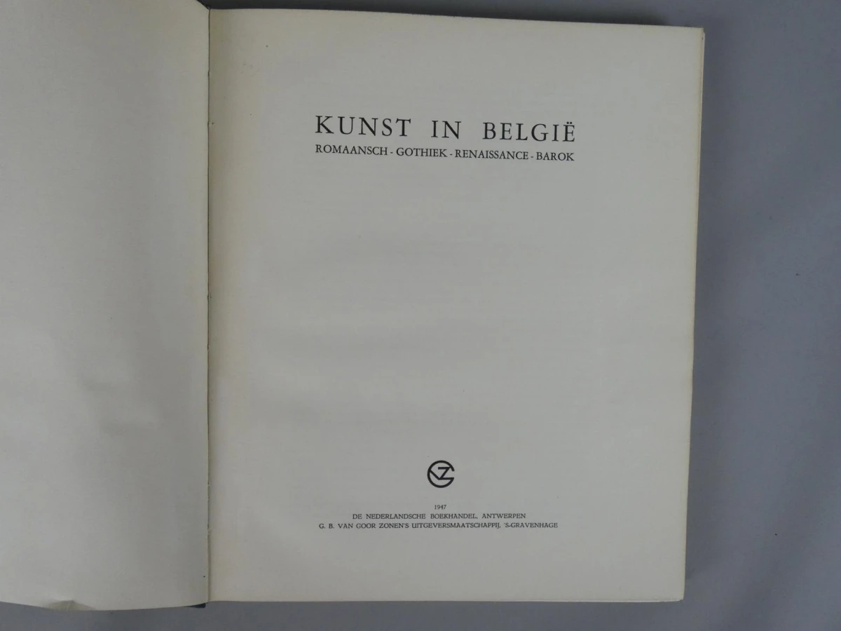 Boek Kunst in België - Romaanse, Gotiek, Renaissance, Barok