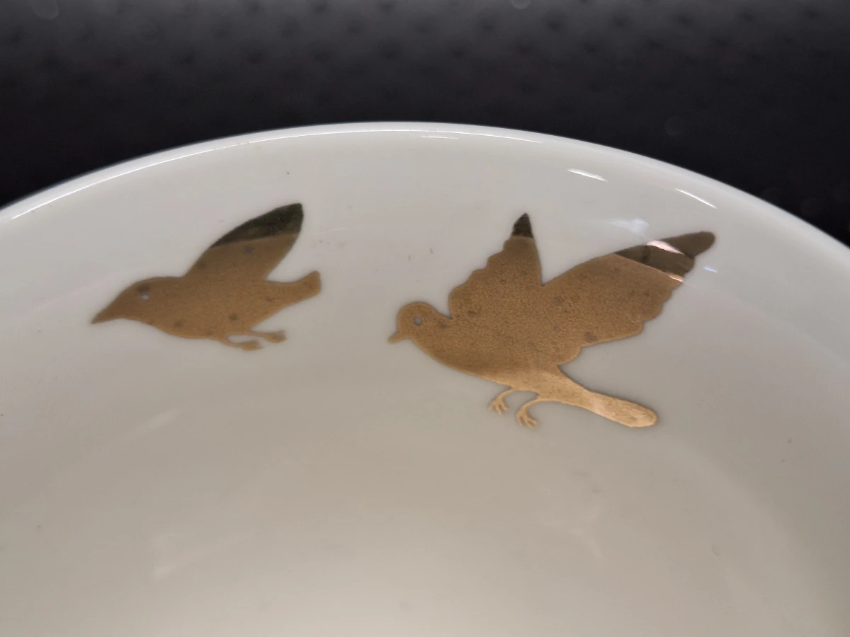 Set van 6 Pols Potten 'Het Paradijs' vogelkooi espressokoppen - foto 10