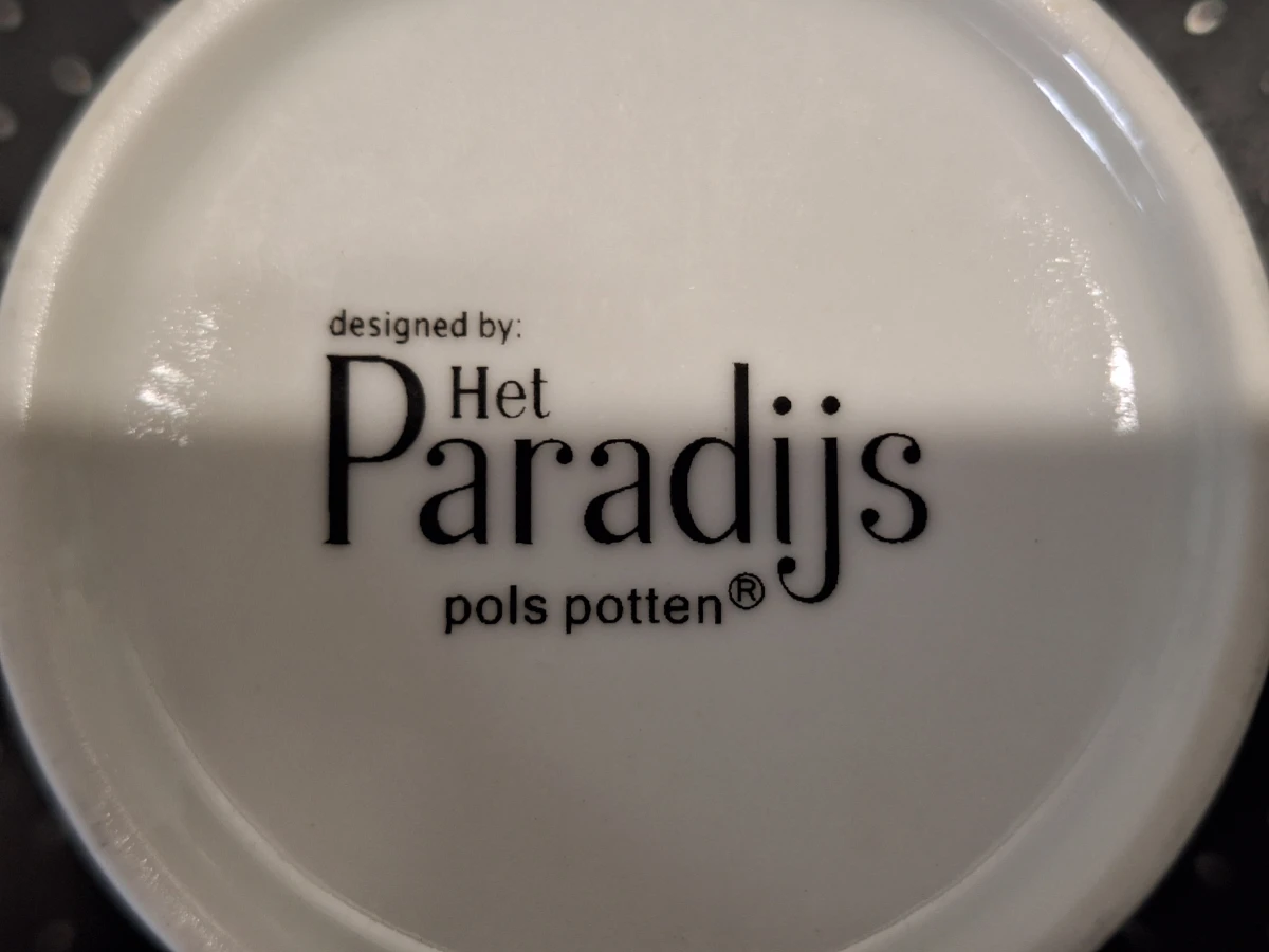 Set van 6 Pols Potten 'Het Paradijs' vogelkooi espressokoppen - foto 13