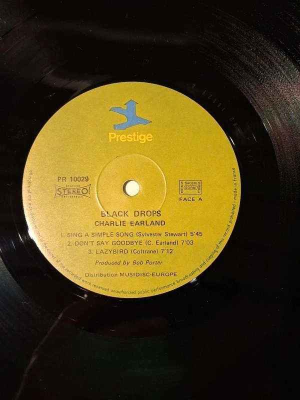 🎷 Charles Earland – Black Drops (LP, Prestige – PR 10029) - foto 4