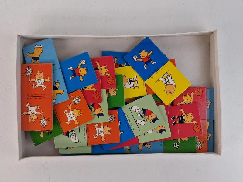 Vintage Barcelona 1992 Olympic Lot: Cobi Figuur & Cobi Domino Game! - foto 5
