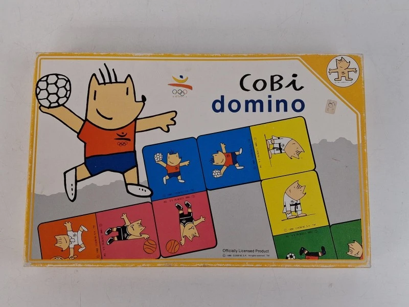 Vintage Barcelona 1992 Olympic Lot: Cobi Figuur & Cobi Domino Game! - foto 4