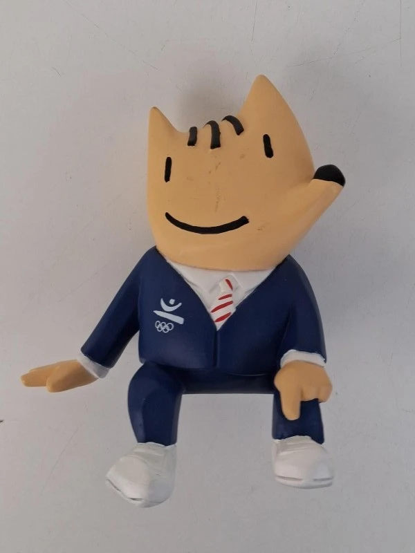Vintage Barcelona 1992 Olympic Lot: Cobi Figuur & Cobi Domino Game! - foto 2