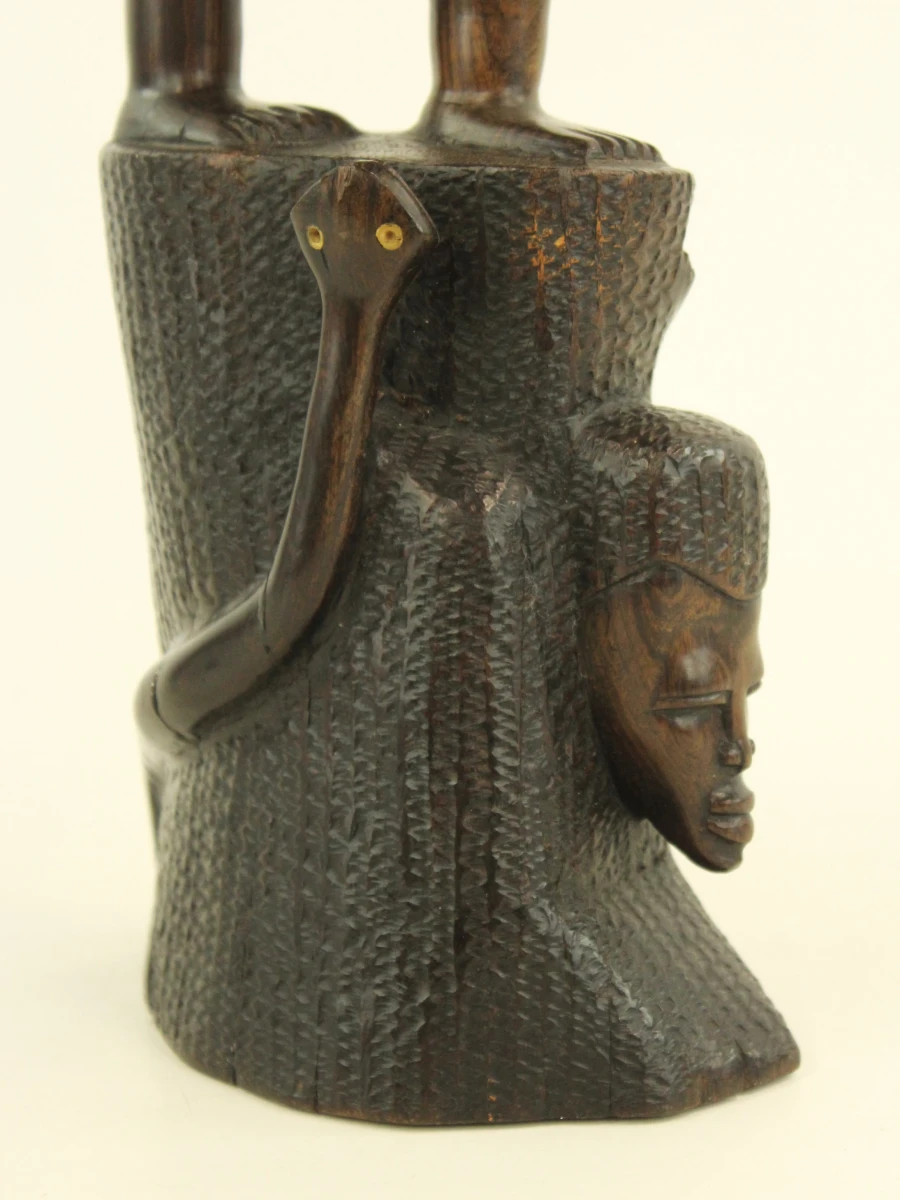 Lot van 3 Afrikaanse decoratie artikelen