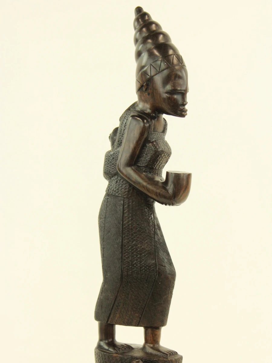 Lot van 3 Afrikaanse decoratie artikelen
