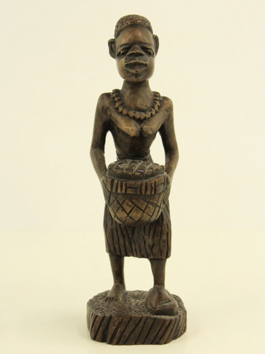Lot van 3 Afrikaanse decoratie artikelen
