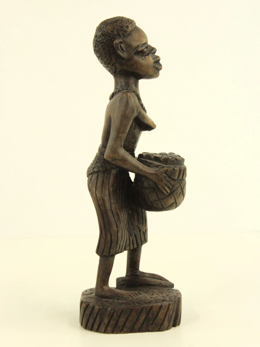Lot van 3 Afrikaanse decoratie artikelen