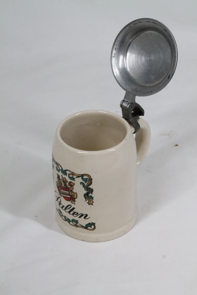 Vintage Palten bierpul met ingebouwde muziekdoos