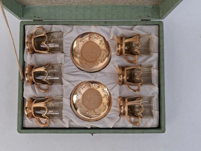 💥 Elegant Vintage Koffie-/Theeservies in Luxe Presentatiedoos - foto 2