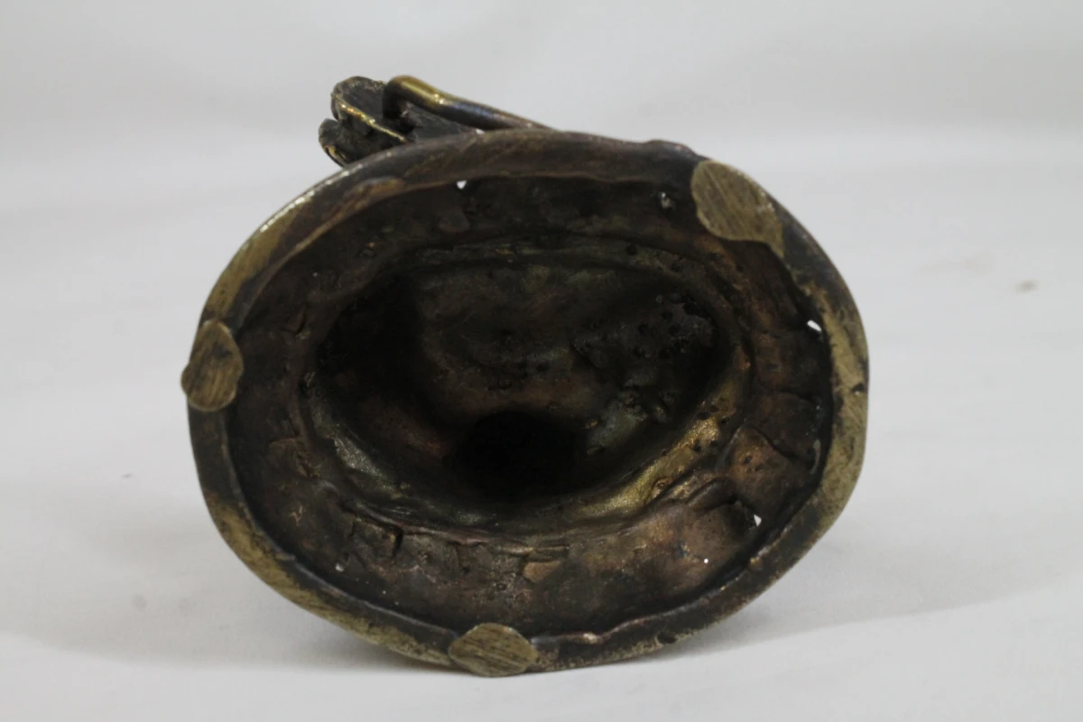 2 Antieke messing of bronzen Hindoestaanse/Nepalese godenbeelden