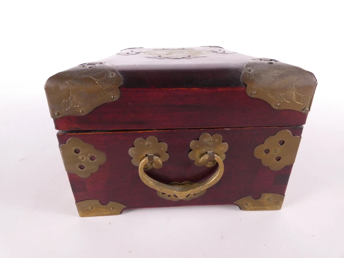 2 vintage houten juwelenkistjes