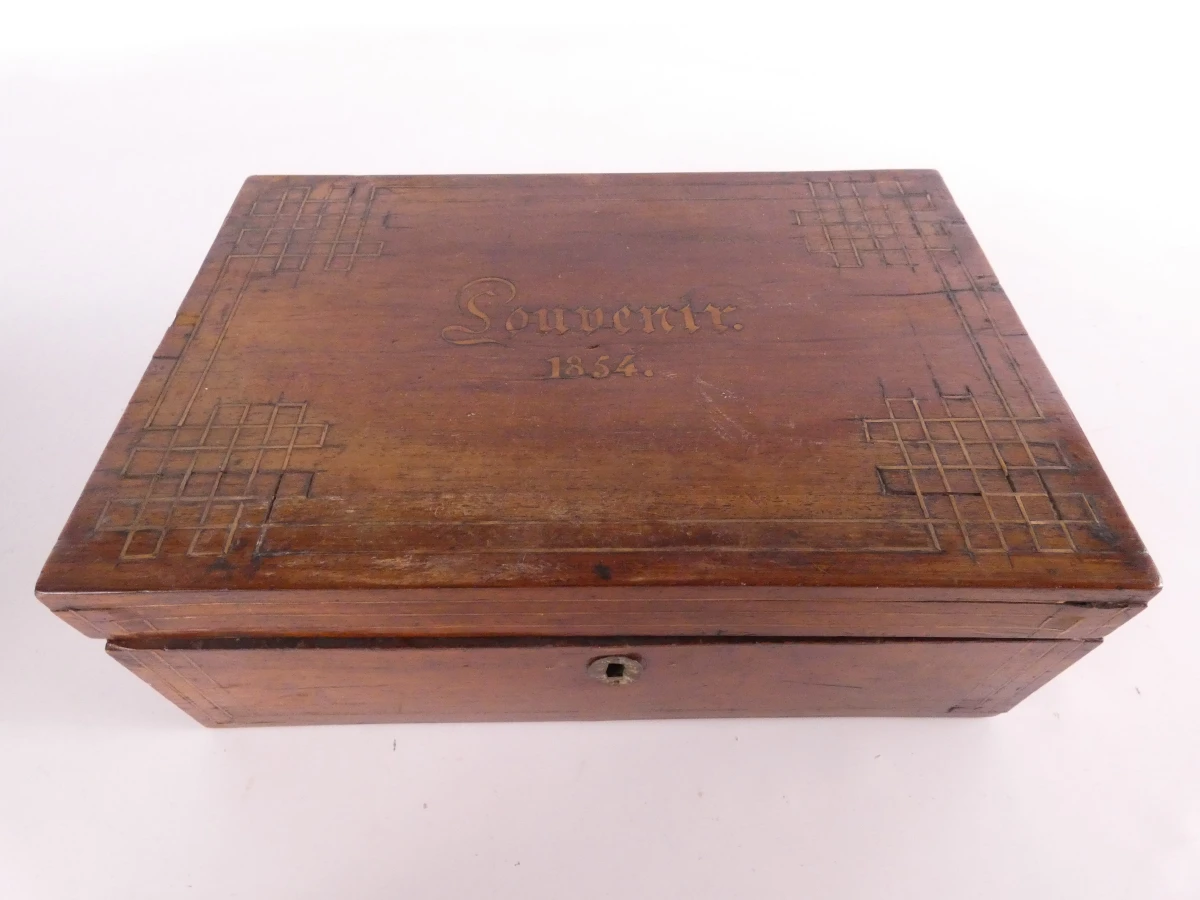 2 vintage houten juwelenkistjes