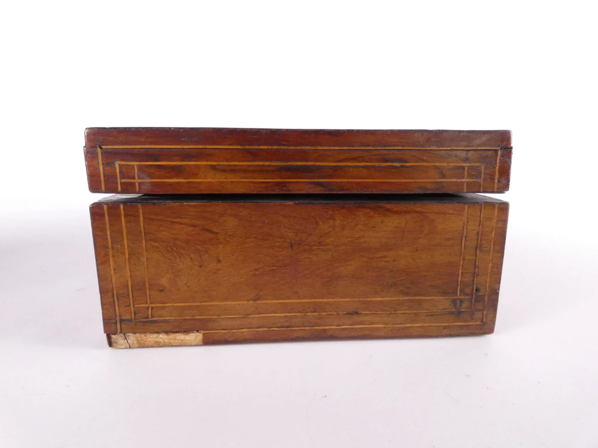 2 vintage houten juwelenkistjes