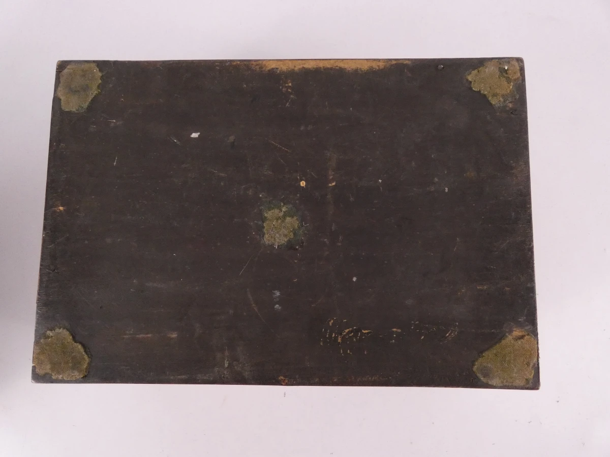 2 vintage houten juwelenkistjes