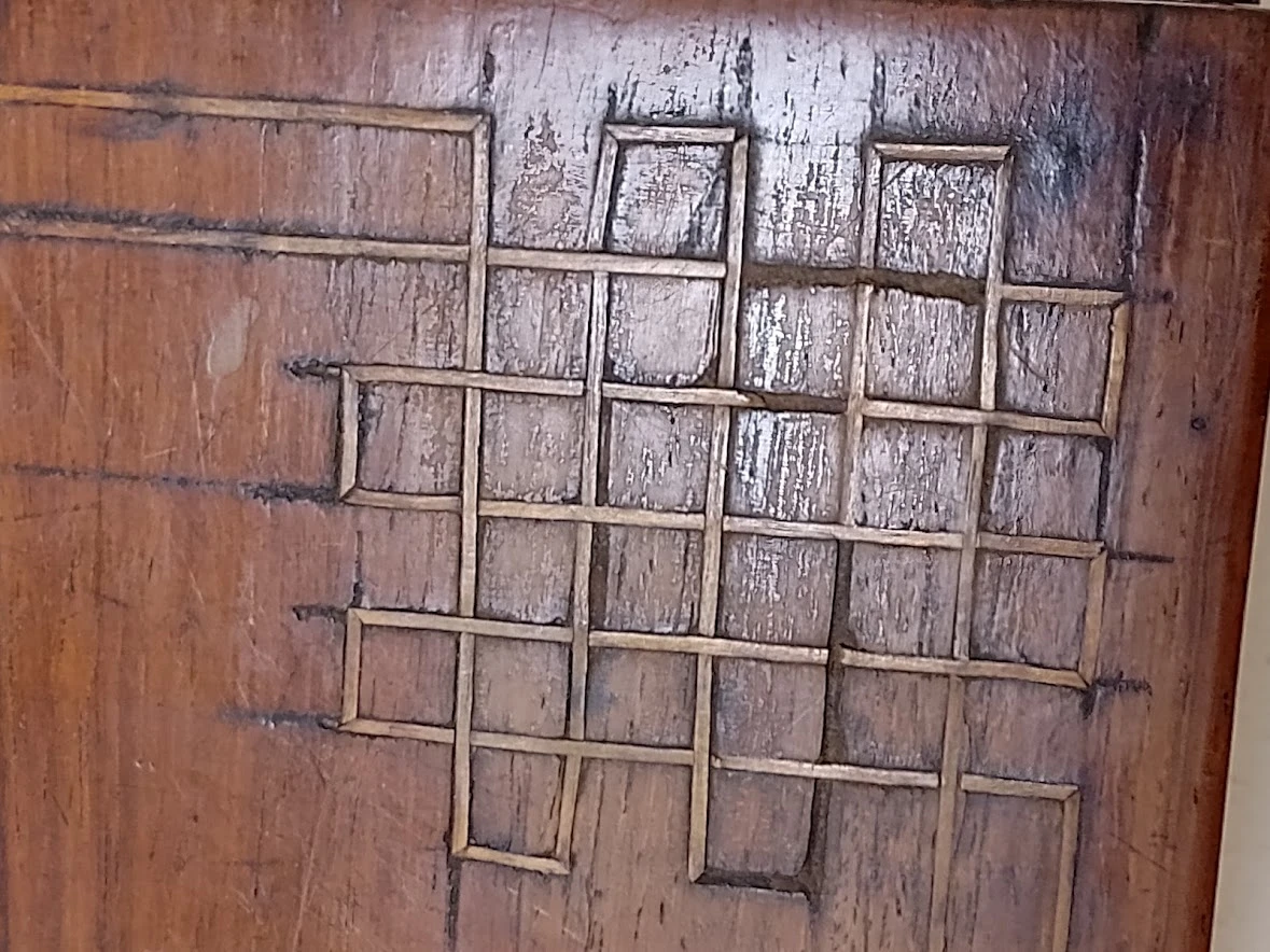 2 vintage houten juwelenkistjes