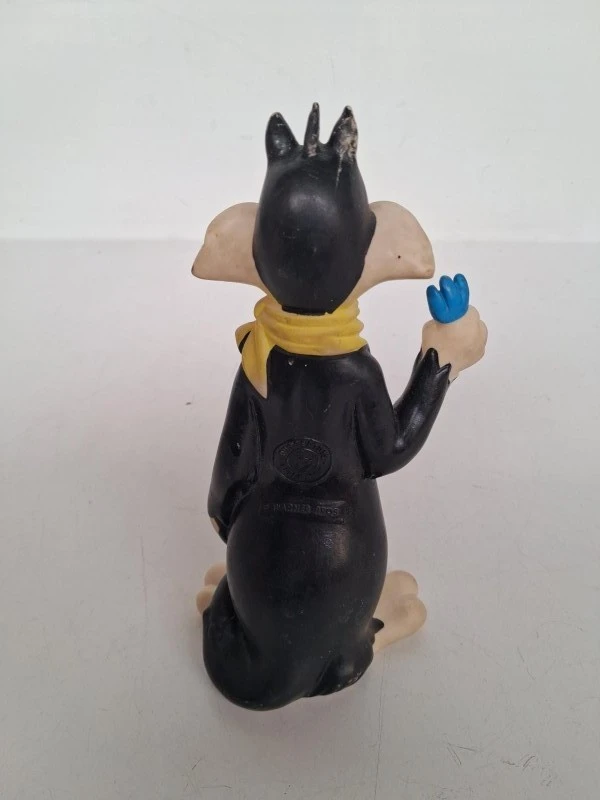 🐱 Vintage Sylvester the Cat Squeaker (Rubbertoys Italy) - foto 2