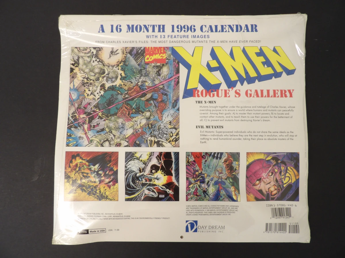 Marvel Comics X-Men kalender 1996 met 16 maanden